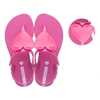 Ipanema Sandals Kids Heart Pink 721395ESG Ireland